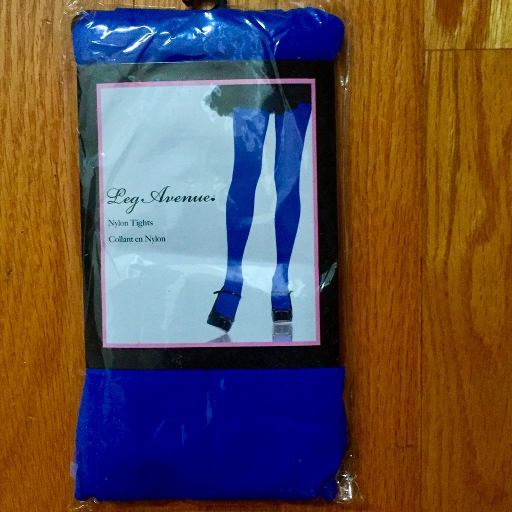 Leg Avenue Nylon Tights l Blue l BNIP
